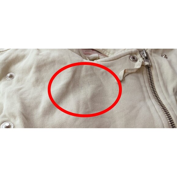 Free People We The Free Rebel Rebel Knit Moto Jacket Top Oversized XS NWD 252748 - Picture 10 of 12